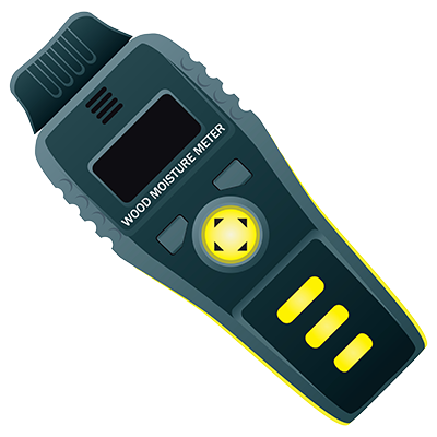 Wood moisture Meter-400 Home Inspector Mark Johnson Uses Moisture Meter